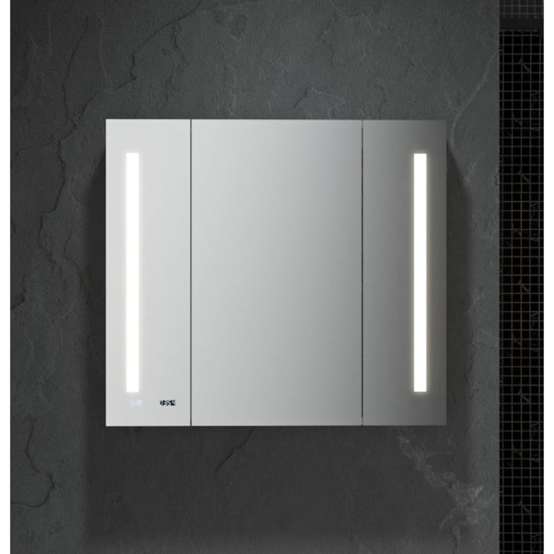 Tiempo 40" x 36" Lighted Frameless Triple Door Medicine Cabinet - image 2