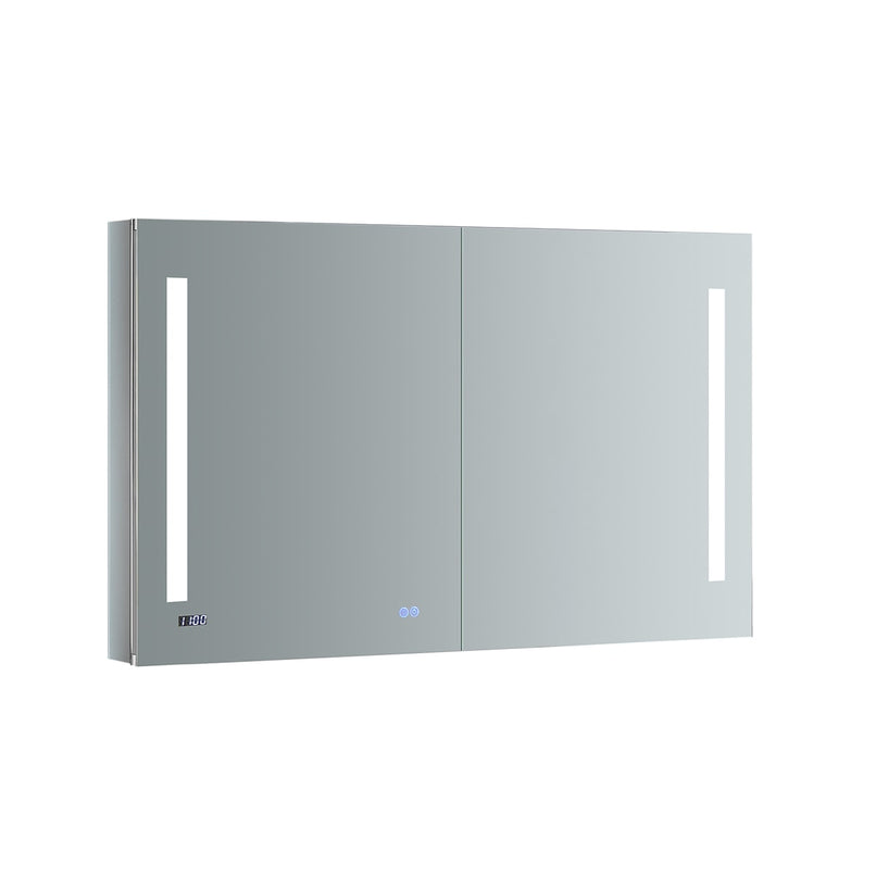 Tiempo 48" x 30" Lighted Frameless Medicine Cabinet with 3 Shelves and Defogger - image 1