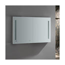 Tiempo 48" x 30" Lighted Frameless Medicine Cabinet with 3 Shelves and Defogger - image 6