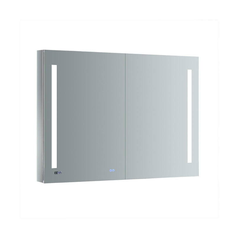 Tiempo 48" x 36" Lighted Frameless Medicine Cabinet with 4 Shelves and Defogger - image 1