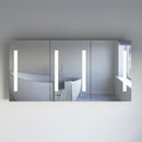 Tiempo 59" x 29-1/2" Lighted Frameless Triple Door Medicine Cabinet - image 1