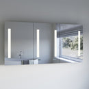 Tiempo 59" x 29-1/2" Lighted Frameless Triple Door Medicine Cabinet - image 2