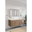 Tiempo 59" x 29-1/2" Lighted Frameless Triple Door Medicine Cabinet - image 3