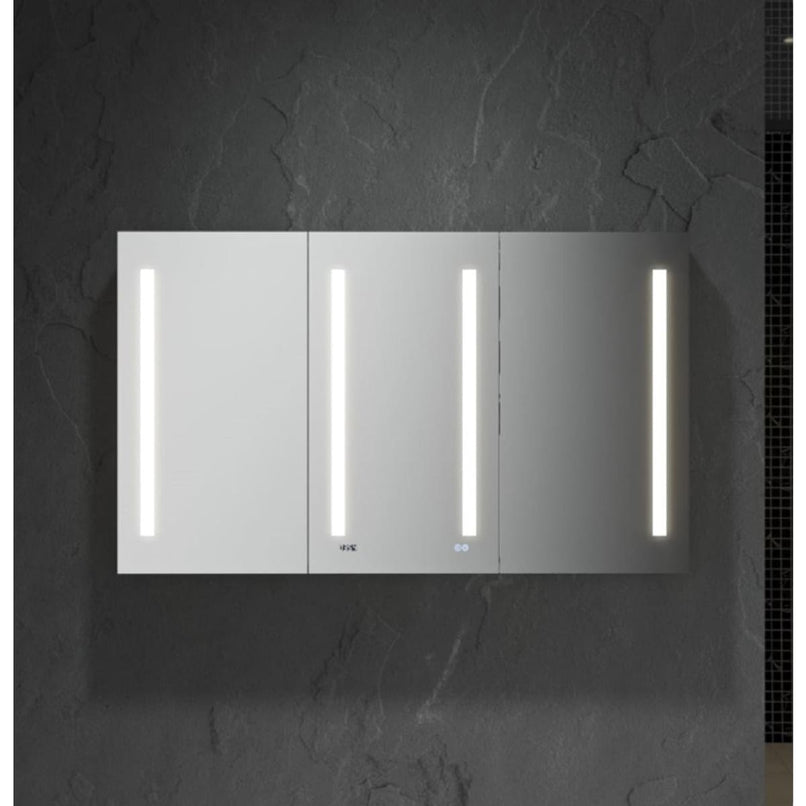 Tiempo 60" x 36" Lighted Frameless Triple Door Medicine Cabinet - image 2