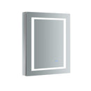 Spazio 24" x 30" Lighted Frameless Medicine Cabinet with 3 Shelves and Defogger - Left Swing Door - image 1