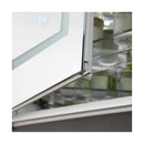 Spazio 24" x 30" Lighted Frameless Medicine Cabinet with 3 Shelves and Defogger - Left Swing Door - image 3