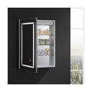 Spazio 24" x 30" Lighted Frameless Medicine Cabinet with 3 Shelves and Defogger - Left Swing Door - image 9
