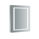 Spazio 24" x 30" Lighted Frameless Medicine Cabinet with 3 Shelves and Defogger - Right Swing Door - image 1