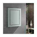 Spazio 24" x 30" Lighted Frameless Medicine Cabinet with 3 Shelves and Defogger - Right Swing Door - image 6