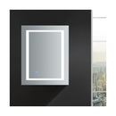 Spazio 24" x 30" Lighted Frameless Medicine Cabinet with 3 Shelves and Defogger - Right Swing Door - image 9