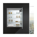 Spazio 24" x 30" Lighted Frameless Medicine Cabinet with 3 Shelves and Defogger - Right Swing Door - image 12
