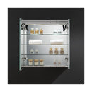 Spazio 30" x 30" Lighted Frameless Medicine Cabinet with 3 Shelves and Defogger - image 13