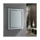 Spazio 30" x 36" Lighted Frameless Medicine Cabinet with 4 Shelves and Defogger - image 6