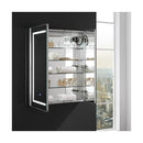 Spazio 30" x 36" Lighted Frameless Medicine Cabinet with 4 Shelves and Defogger - image 10