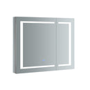 Spazio 36" x 30" Lighted Frameless Medicine Cabinet with 3 Shelves and Defogger - image 1
