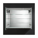 Spazio 36" x 30" Lighted Frameless Medicine Cabinet with 3 Shelves and Defogger - image 12