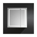 Spazio 36" x 36" Lighted Frameless Medicine Cabinet with 4 Shelves and Defogger - image 9