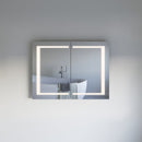 Spazio 39-5/16" x 29-1/2" Lighted Frameless Double Door Medicine Cabinet - image 1