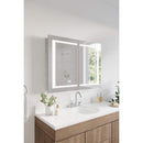 Spazio 39-5/16" x 29-1/2" Lighted Frameless Double Door Medicine Cabinet - image 5