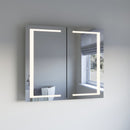 Spazio 39-5/16" x 35-3/8" Lighted Frameless Double Door Medicine Cabinet - image 2