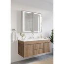 Spazio 39-5/16" x 35-3/8" Lighted Frameless Double Door Medicine Cabinet - image 3