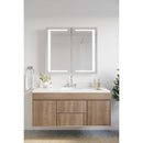 Spazio 39-5/16" x 35-3/8" Lighted Frameless Double Door Medicine Cabinet - image 4