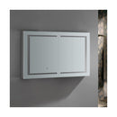 Spazio 48" x 30" Lighted Frameless Medicine Cabinet with 3 Shelves and Defogger - image 6