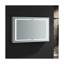 Spazio 48" x 30" Lighted Frameless Medicine Cabinet with 3 Shelves and Defogger - image 8