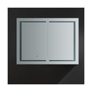 Spazio 48" x 36" Lighted Frameless Medicine Cabinet with 4 Shelves and Defogger - image 7