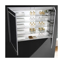 Spazio 48" x 36" Lighted Frameless Medicine Cabinet with 4 Shelves and Defogger - image 11