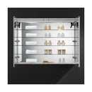 Spazio 48" x 36" Lighted Frameless Medicine Cabinet with 4 Shelves and Defogger - image 13