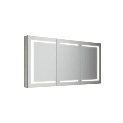 Spazio 60" x 30" Lighted Frameless Triple Door Medicine Cabinet - image 1