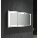 Spazio 60" x 30" Lighted Frameless Triple Door Medicine Cabinet - image 3