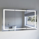 Spazio 59" x 35-3/8" Lighted Frameless Triple Door Medicine Cabinet - image 2