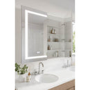 Spazio 59" x 35-3/8" Lighted Frameless Triple Door Medicine Cabinet - image 6