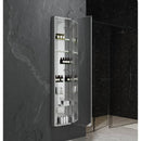 15" x 70" Frameless Single Door Medicine Cabinet - image 4