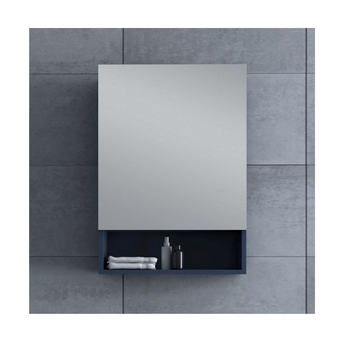 Stella 24" x 31-1/2" Frameless Single Door Medicine Cabinet