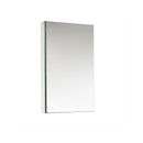 Senza 15" x 26" Frameless Single Door Medicine Cabinet - image 2