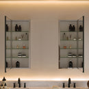 Senza 15" x 36" Frameless Single Door Medicine Cabinet - image 3