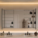 Senza 59" x 36" Frameless Triple Door Medicine Cabinet - image 3