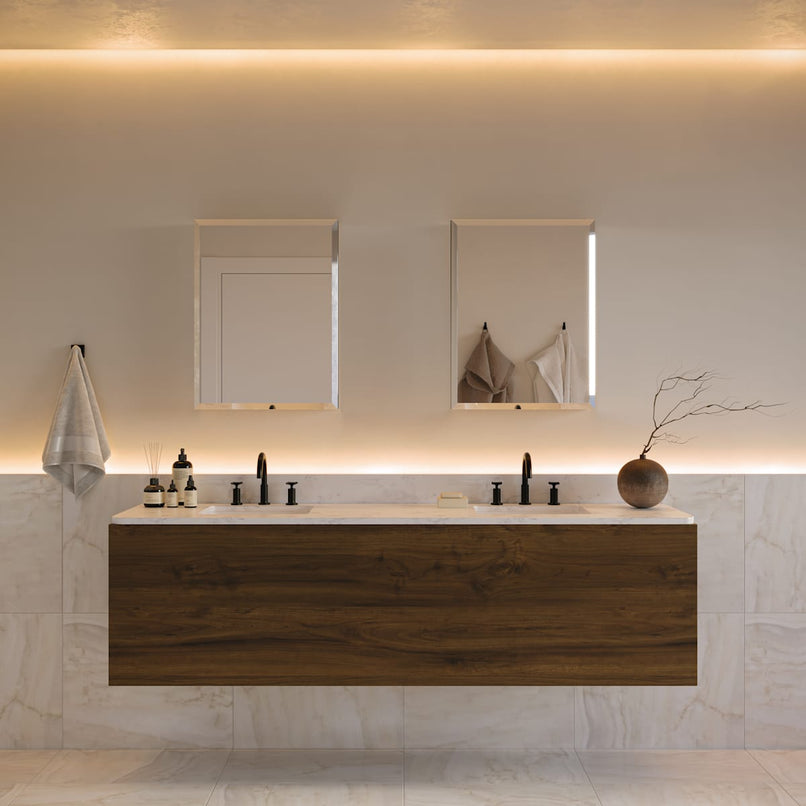 Senza 20" x 26" Frameless Single Door Medicine Cabinet - image 1