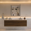 Senza 30" x 36" Frameless Double Door Medicine Cabinet - image 4