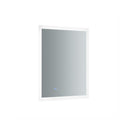 Angelo 24" W x 30" H Contemporary Rectangular Framed Bathroom Wall Mirror with Light - image 1