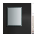 Angelo 24" W x 30" H Contemporary Rectangular Framed Bathroom Wall Mirror with Light - image 7