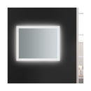 Angelo 24" W x 30" H Contemporary Rectangular Framed Bathroom Wall Mirror with Light - image 10