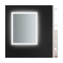 Angelo 24" W x 30" H Contemporary Rectangular Framed Bathroom Wall Mirror with Light - image 11
