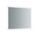 Angelo 36" W x 30" H Contemporary Rectangular Framed Bathroom Wall Mirror with Light - image 1
