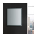 Angelo 36" W x 30" H Contemporary Rectangular Framed Bathroom Wall Mirror with Light - image 7