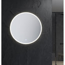 Angelo 36" Diameter Modern Circular Aluminum Frameless Bathroom Wall Mirror with LED Lighting - image 2