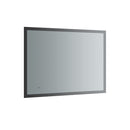 Angelo 48" W x 36" H Contemporary Rectangular Framed Bathroom Wall Mirror with Light - image 2